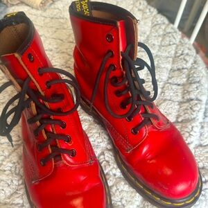 Doc Marten women’s boots.